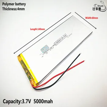 Литра енергиен батерия 3,7 В, 5000 mah 4060140 Полимерна литиево-йонна/Литиево-йонна батерия за таблети 7 инча 8 инча 9 инча, mp3, mp4