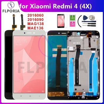Оригинални LCD дисплей за Xiaomi Redmi 4 4X Redmi4X LCD дисплей LCD екран Сензорен Екран Дигитайзер MAG138 MAE136 5,0 