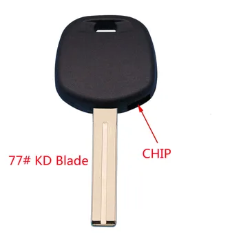 2 БР. Ключодържател Tansponder #13 #77 KD Key Blade За Toyota Camry Lexus С TOY48 Key Blade Резервен Авто Ключ Шлосерски Инструмент