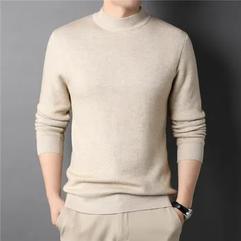 MRMT 2022 Маркова Новост За Мужчин's Вълнен Пуловер Половината Поло Пуловери За Мъже Възли мъжки Пуловери За Младежта Тънък Трикотаж Човек Пуловер