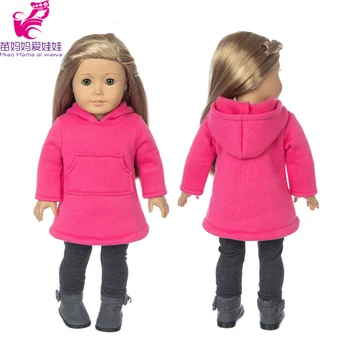 18-Инчови Американски Кукли OG Момиче Облекло За Кукли-Дълга Козина 43 см Детски Тоалети За Кукли Детски Подаръци За Момичета