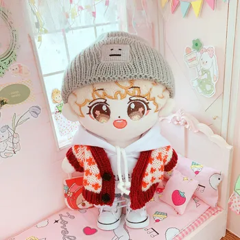 20 см Детска стоп-моушън облекло Облекло Плюшен стоп-моушън Дрехи, пуловер, палто, костюм Играчки Кукли, Аксесоари за нашето поколение Корея Kpop EXO idol